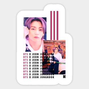 Kpop Designs Jungkook BTS Sticker